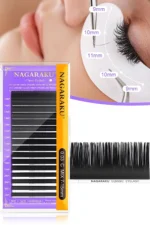 İpek Kirpik Mix 7-15mm Uzunluk 0,07C 0,07D 0,07L - Görsel 4