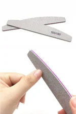 100-180 Çift Taraflı Kağıt Törpü Yıkanabilir Profesyonel Törpü Kalıcı Oje Protez Tırnak 10 Adet - Görsel 4