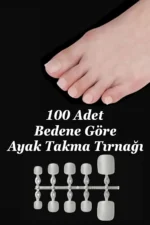 100 Adet Ayak Takma Tırnağı Yeni Nesil Jel Takma Tırnak