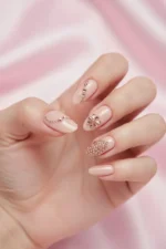 12'li Havyar Nail Art Charm Boncukları - Nail Art Çarm Süs Taşı - Protez Tırnak Süsü - Bakır - Görsel 2