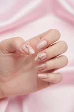 12'li Havyar Nail Art Charm Boncukları - Nail Art Çarm Süs Taşı - Protez Tırnak Süsü - Bakır - Görsel 4