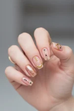 12'li Havyar Nail Art Charm Boncukları - Nail Art Çarm Süs Taşı - Protez Tırnak Süsü - Gümüş 2 - Görsel 2