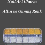 12'li Havyar Tırnak Süsleme - Nail Art Charm - Nail Art Süs Taşı - Protez Tırnak Çarm Süsü 32-10