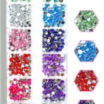 12'li Tırnak Süsleme - Nail Art Charm - Nail Art Süs Taşı - Makyaj Taşı - Protez Tırnak Süsü 104-1