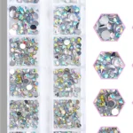 12'li Tırnak Süsleme - Nail Art Charm - Nail Art Süs Taşı - Makyaj Taşı - Protez Tırnak Süsü 111-9