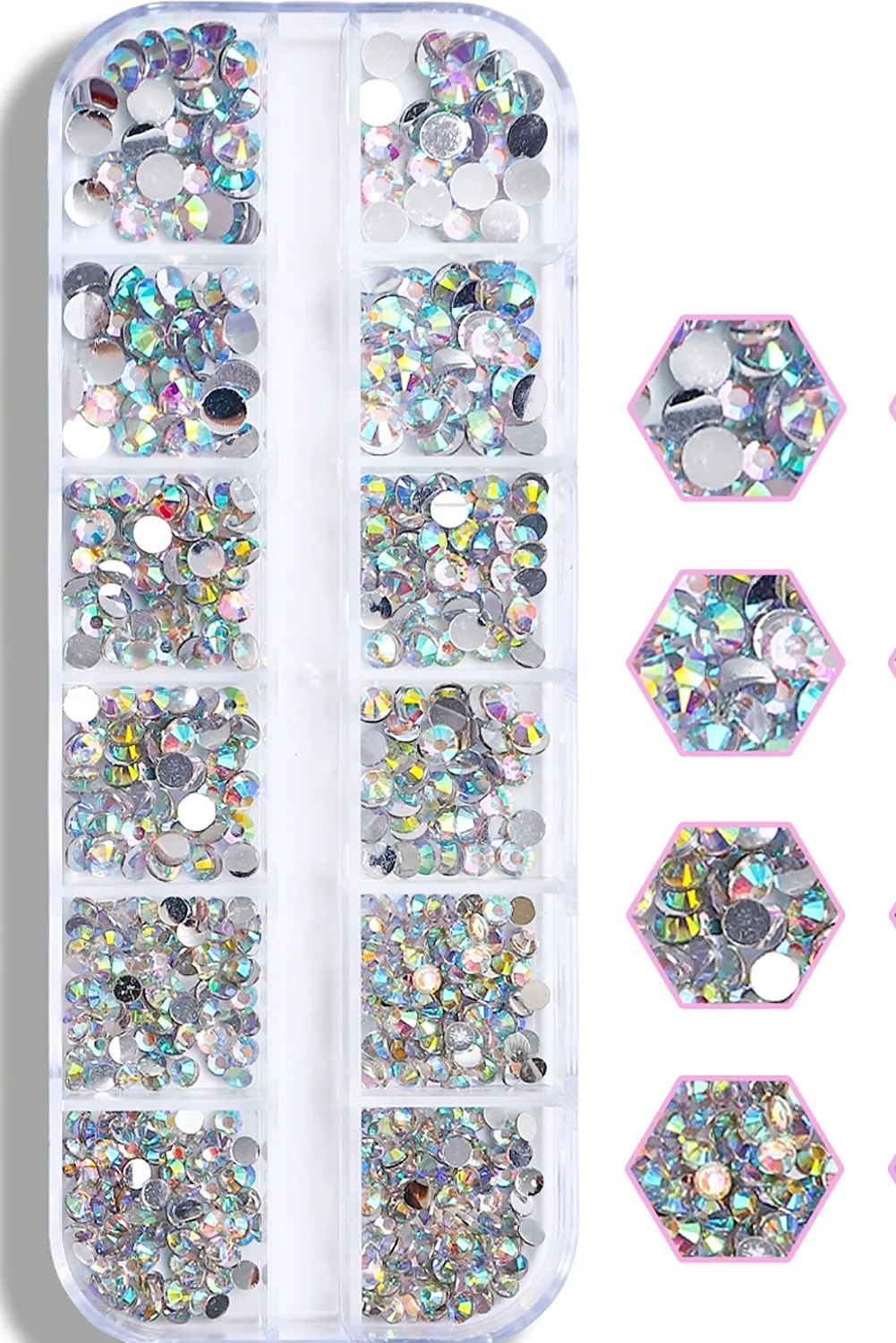 12li-tirnak-susleme-nail-art-charm-nail-art-sus-tasi-makyaj-tasi-protez-tirnak-susu-111-9-1 12'li Tırnak Süsleme - Nail Art Charm - Nail Art Süs Taşı - Makyaj Taşı - Protez Tırnak Süsü 111-9 - Görsel 1