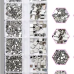 12'li Tırnak Süsleme - Nail Art Charm - Nail Art Süs Taşı - Makyaj Taşı - Protez Tırnak Süsü 505-1