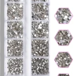 12'li Tırnak Süsleme - Nail Art Charm - Nail Art Süs Taşı - Makyaj Taşı - Protez Tırnak Süsü 507-2