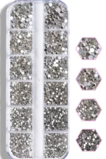 12'li Tırnak Süsleme - Nail Art Charm - Nail Art Süs Taşı - Makyaj Taşı - Protez Tırnak Süsü 507-2