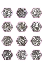 12'li Tırnak Süsleme - Nail Art Charm - Nail Art Süs Taşı - Makyaj Taşı - Protez Tırnak Süsü 507-2 - Görsel 2