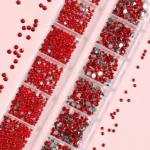 12'li Tırnak Süsleme - Nail Art Charm - Nail Art Süs Taşı - Makyaj Taşı - Protez Tırnak Süsü MJSP-1-10