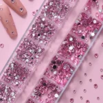 12'li Tırnak Süsleme - Nail Art Charm - Nail Art Süs Taşı - Makyaj Taşı - Protez Tırnak Süsü MJSP-1-204