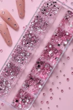 12'li Tırnak Süsleme - Nail Art Charm - Nail Art Süs Taşı - Makyaj Taşı - Protez Tırnak Süsü MJSP-1-204