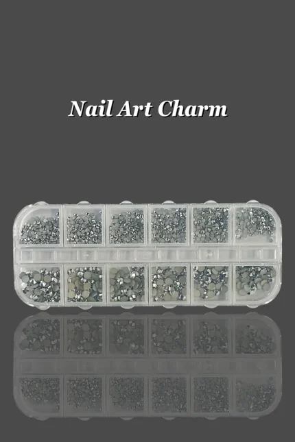 12'li Tırnak Süsleme - Nail Art Charm - Nail Art Süs Taşı - Protez Tırnak Çarm 104-11