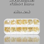12'li Tırnak Süsleme - Nail Art Charm - Nail Art Süs Taşı - Protez Tırnak Çarm Süsü 187-19