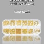 12'li Tırnak Süsleme - Nail Art Charm - Nail Art Süs Taşı - Protez Tırnak Çarm Süsü 187-5