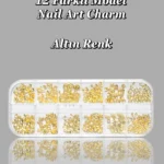 12'li Tırnak Süsleme - Nail Art Charm - Nail Art Süs Taşı - Protez Tırnak Çarm Süsü 187-7