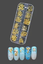 12'li Tırnak Süsleme - Nail Art Charm - Nail Art Süs Taşı - Protez Tırnak Çarm Süsü 32-4 - Görsel 2