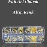 12'li Tırnak Süsleme - Nail Art Charm - Nail Art Süs Taşı - Protez Tırnak Çarm Süsü 32-5