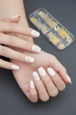 12'li Tırnak Süsleme - Nail Art Charm - Nail Art Süs Taşı - Protez Tırnak Çarm Süsü 32-5 - Görsel 3