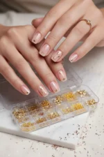 12'li Tırnak Süsleme - Nail Art Charm - Nail Art Süs Taşı - Protez Tırnak Çarm Süsü 32-5 - Görsel 5