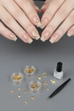 12'li Tırnak Süsleme - Nail Art Charm - Nail Art Süs Taşı - Protez Tırnak Çarm Süsü 32-9 - Görsel 5