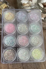 12'li Tırnak Süsleme Sim Seti. Her Sim Kutusunda 12 Farklı Renk Nail Art Pul Sim Seti - RENKLI12LISIM - Görsel 5