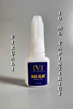 2 Adet 10ml Takma Tırnak Yapıştırıcı - Tips Yapıştırıcı - Fırçalı Protez Tırnak Yapıştırıcı