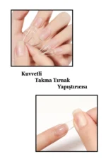 2 Adet 10ml Takma Tırnak Yapıştırıcı - Tips Yapıştırıcı - Fırçalı Protez Tırnak Yapıştırıcı - Görsel 4