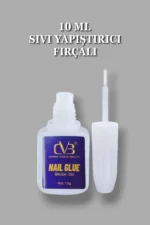 2 Adet 10ml Takma Tırnak Yapıştırıcı - Tips Yapıştırıcı - Fırçalı Protez Tırnak Yapıştırıcı - Görsel 5