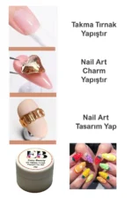 20ml Protez Tırnak Yapıştırıcı Hamur Jel Takma Tırnak Yapıştırıcıı Jel - Görsel 2