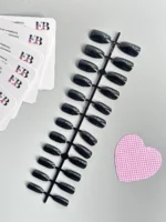 24 Adet Balerin Takma Tırnak Orta Uzun 309 - Görsel 5