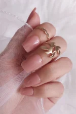 24 Adet Kare Kısa Takma Tırnak Kare 1133