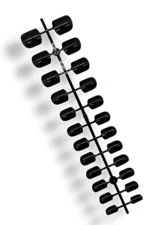 24 Adet Kare Kısa Takma Tırnak Seti 347 - Görsel 2