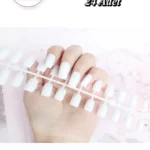 24 Adet Kare Orta Uzun Takma Tırnak 815