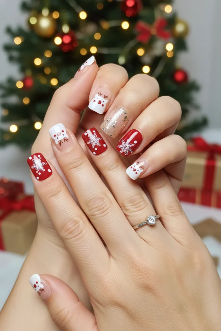 24-adet-kirmizi-yilbasi-tirnagi-kisa-takma-tirnak-seti-r622