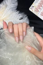 24 Adet Orta Badem Takma Tırnak Seti W1510 - Görsel 10