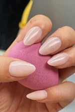 24 Adet Orta Badem Takma Tırnak Seti W1510 - Görsel 3