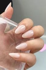 24 Adet Orta Badem Takma Tırnak Seti W1510 - Görsel 5