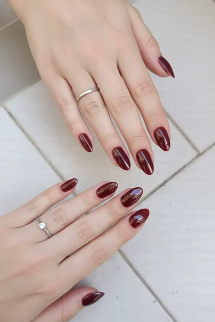 24 Adet Orta Uzun Badem Takma Tırnak 814