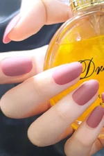 24 Adet Oval Orta Uzun Takma Tırnak 1124