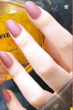 24 Adet Oval Orta Uzun Takma Tırnak 1124 - Görsel 2