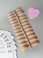 24 Adet Uzun Stiletto Takma Tırnak Seti 1357 - Görsel 3