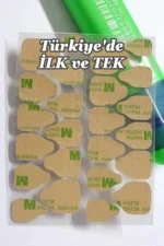 240 Adet Çok Kuvvetli 3M Takma Tırnak Yapıştırıcı Bant Cilde Zarar Vermez - Görsel 5