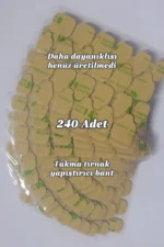 240 Adet Çok Kuvvetli 3M Takma Tırnak Yapıştırıcı Bant Cilde Zarar Vermez - Görsel 7