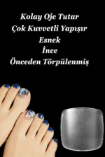 30 Adet Ayak Takma Tırnağı Jel Takma Tırnak 15 Farklı Boy Yeni Nesil Her Bedene Uygun - Görsel 5