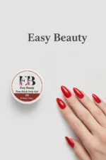 30ml 3D Nail Art Hamur Jel Kırmızı Renk Protez Tırnak Jeli Non-Stick Hamur Jel