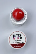 30ml 3D Nail Art Hamur Jel Kırmızı Renk Protez Tırnak Jeli Non-Stick Hamur Jel - Görsel 3