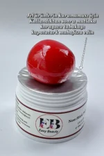 30ml 3D Nail Art Hamur Jel Kırmızı Renk Protez Tırnak Jeli Non-Stick Hamur Jel - Görsel 7