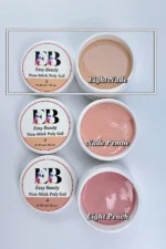 30ml 3D Nail Art Hamur Jel Light Nude Protez Tırnak Jeli Non-Stick Hamur Jel - Görsel 4